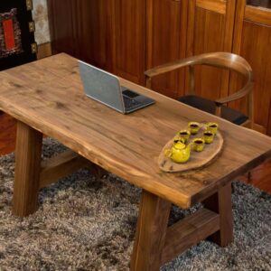 solid oak dining table
