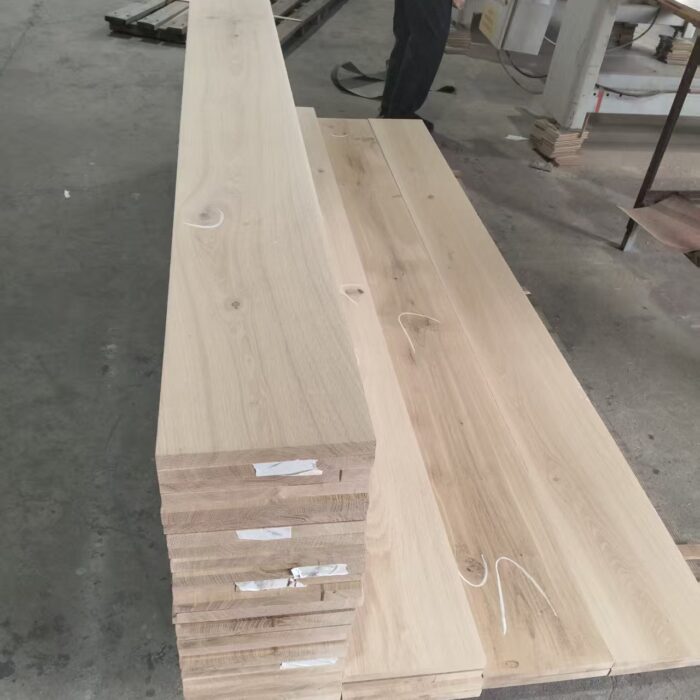 Custom solid wood flooring production for project orders