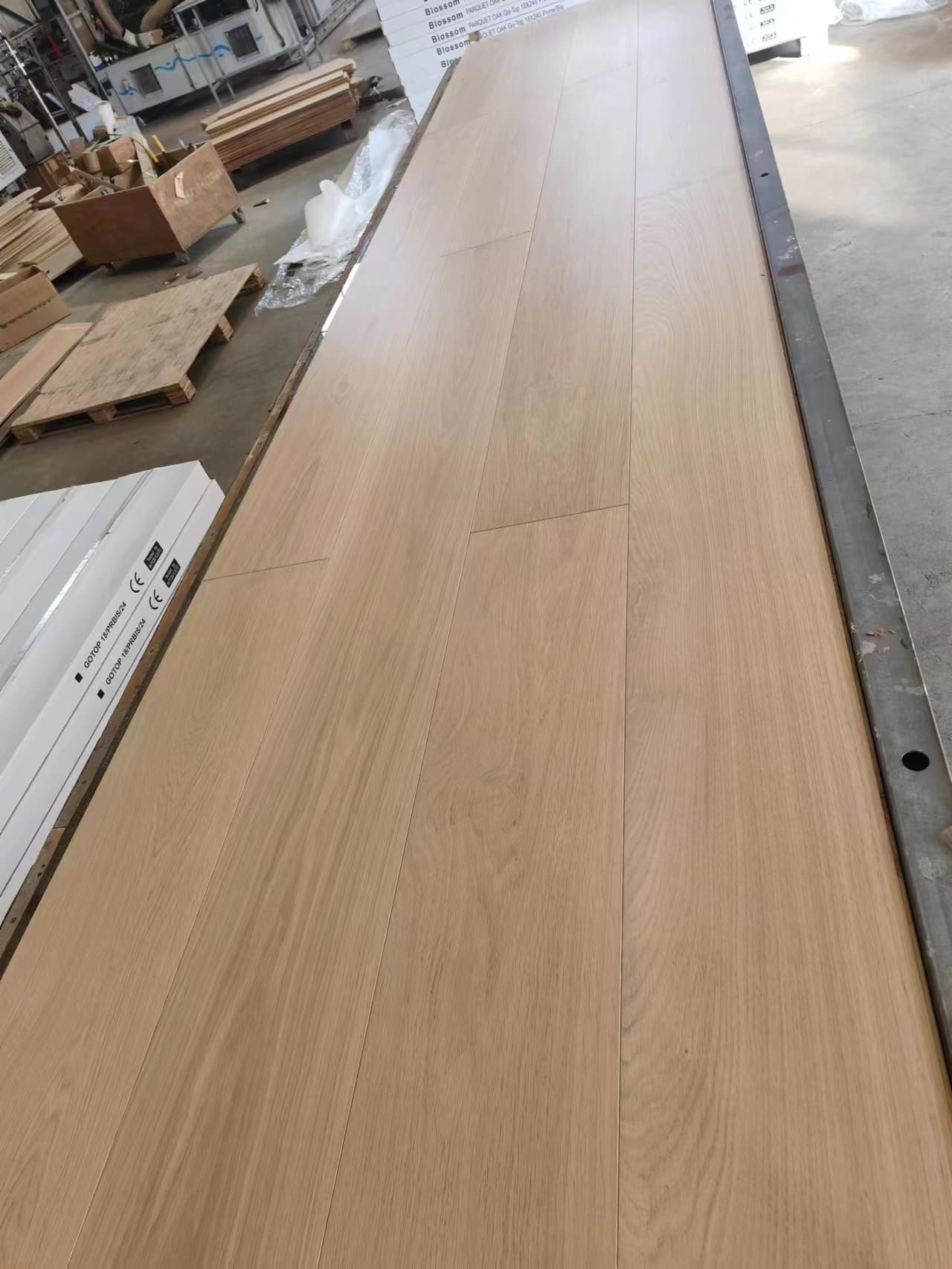 european oak engineered plank flooring uv lacquered matte finish
