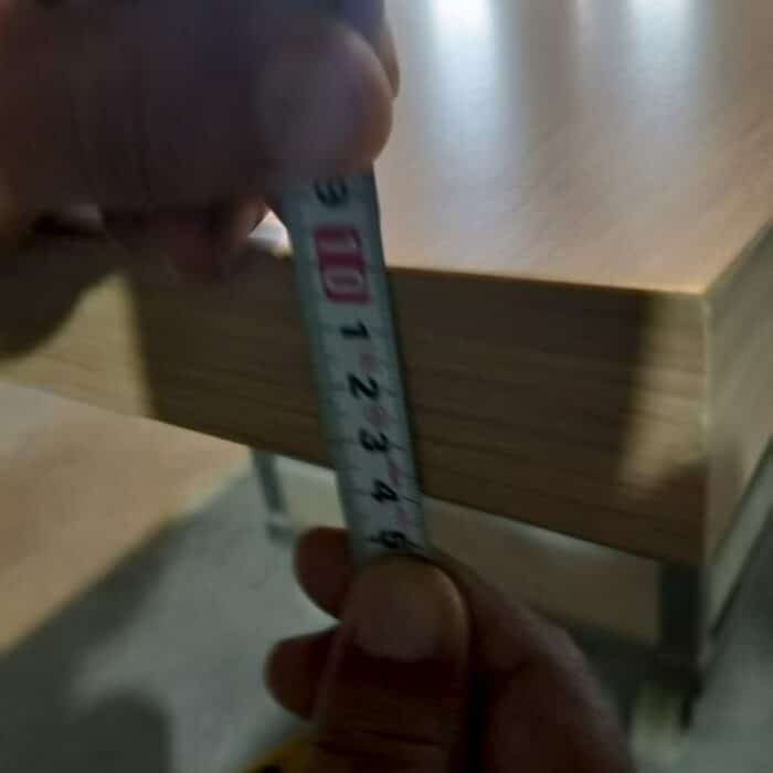 door thickness measurement wooden door inspection custom manufacturing