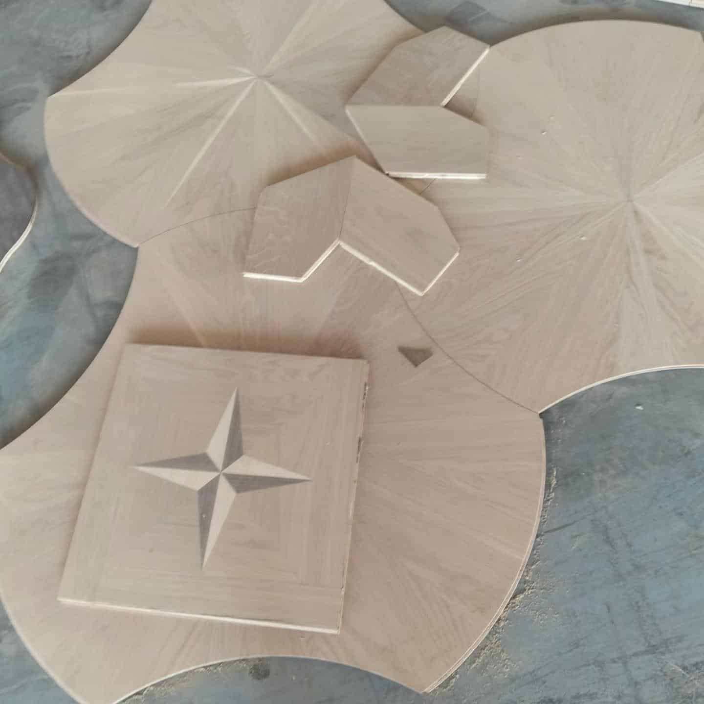 Custom Irregular Wood Flooring for Complex Projects