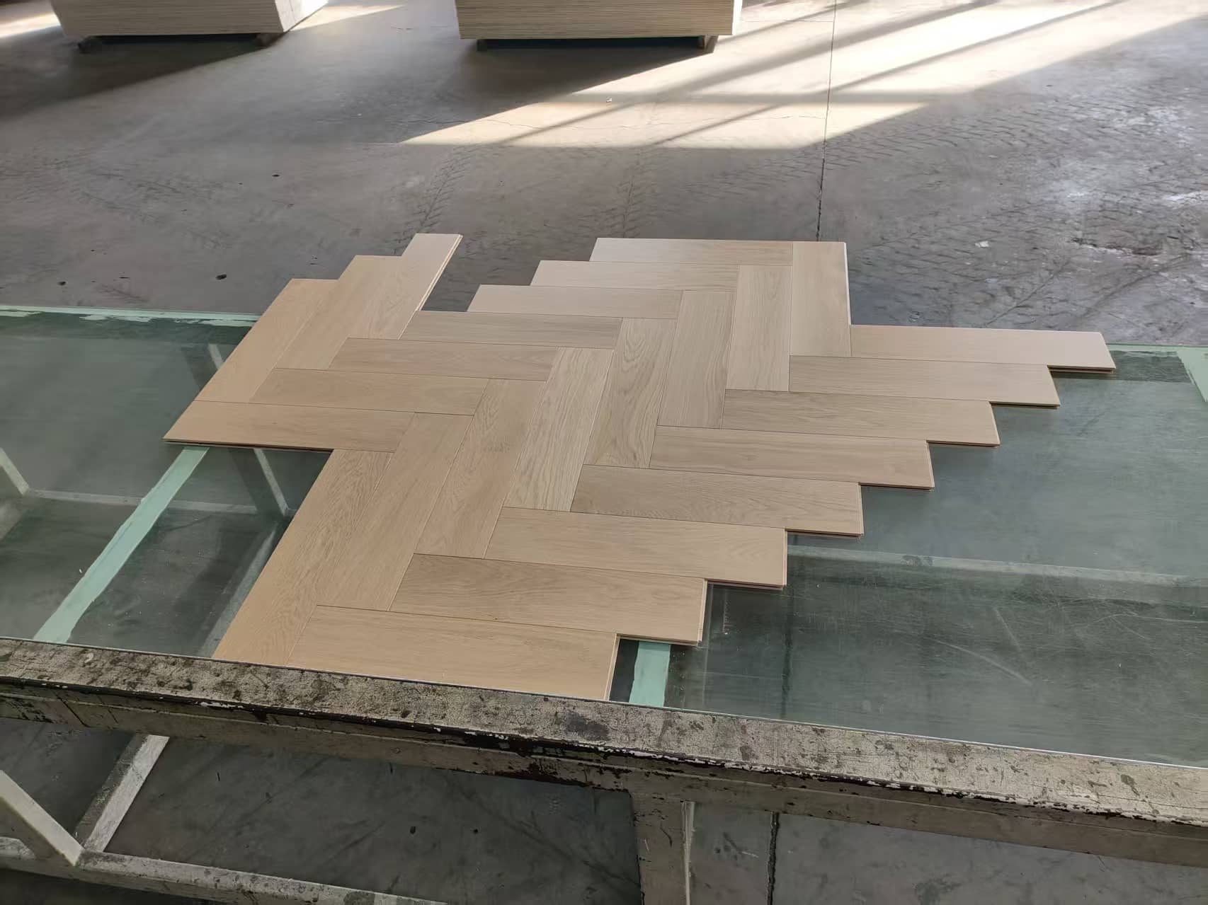 european oak engineered herringbone flooring planks