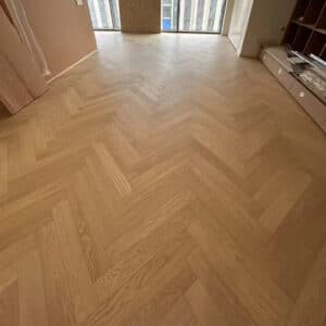 multilayer engineered oak herringbone flooring structure