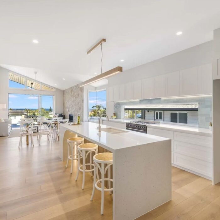 custom oak bar cabinet with modern interior design