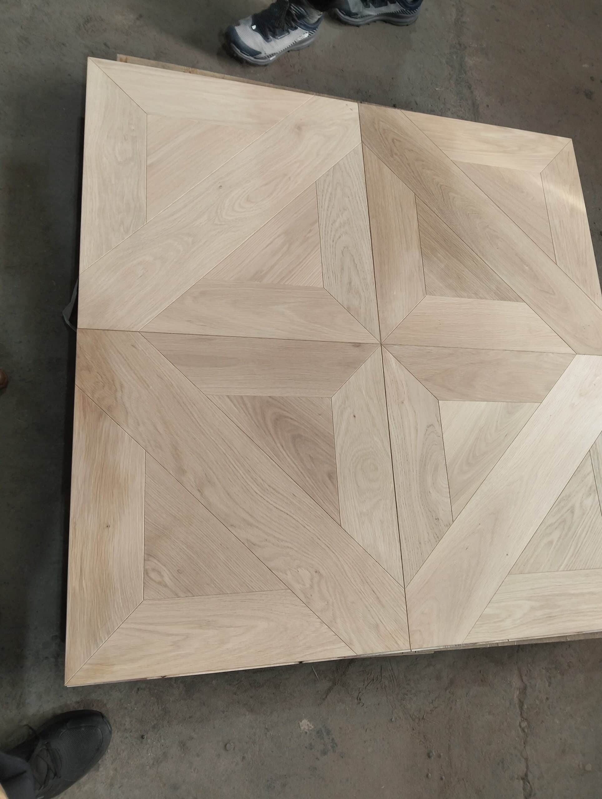 beowulf square wooden tile flooring geometric pattern
