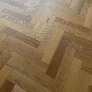 brushed european oak solid wood herringbone flooring uv lacquered