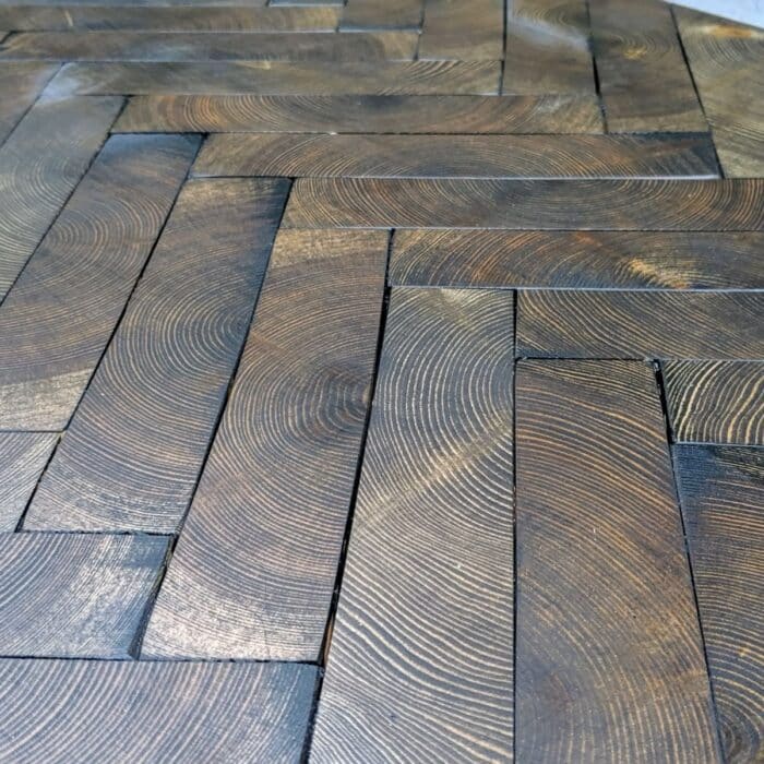 custom end grain flooring design