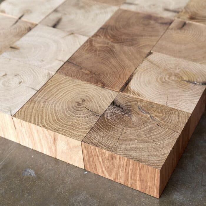 custom end grain flooring design