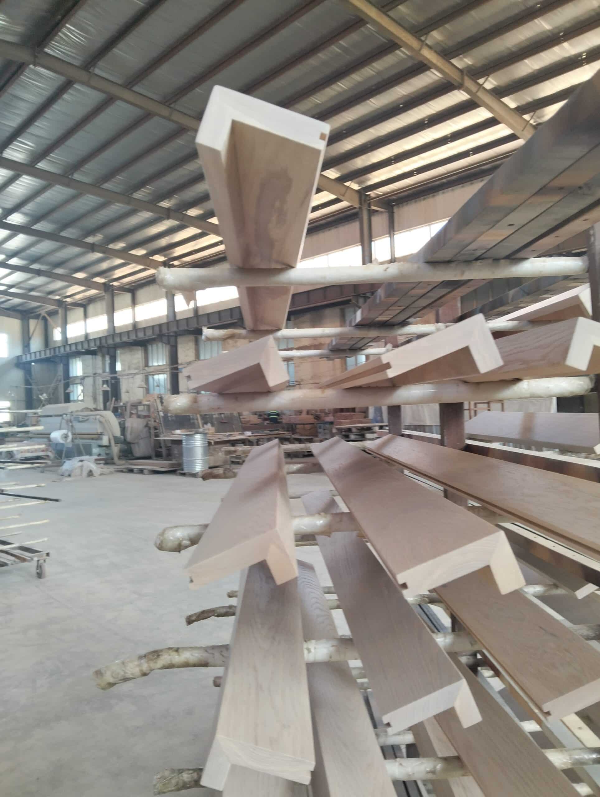 custom engineered stair nose production factory wood processing