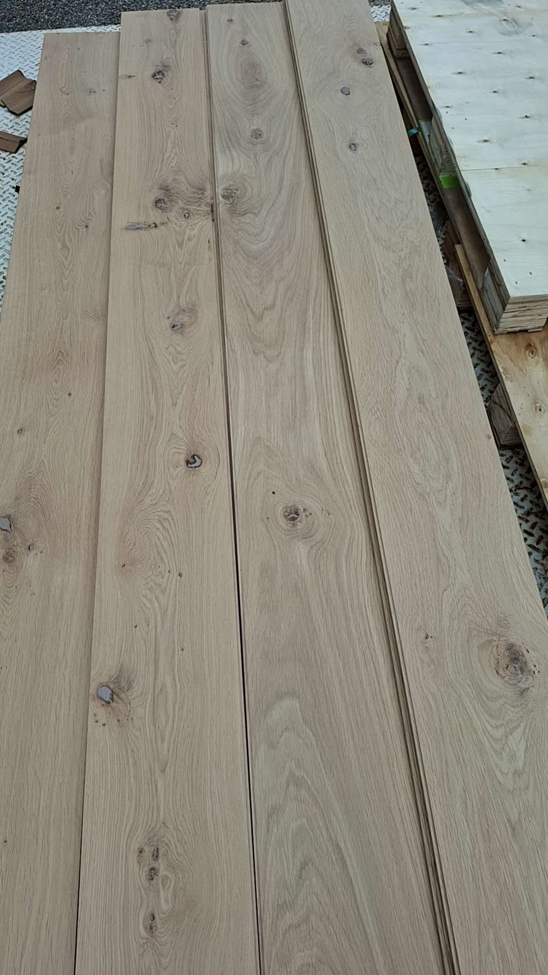 custom unfinished solid slabs wood flooring european oak