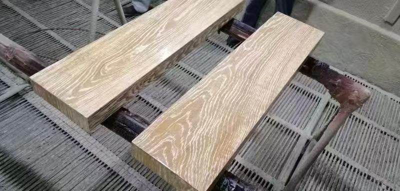 custom stair treads edge detail wood profile