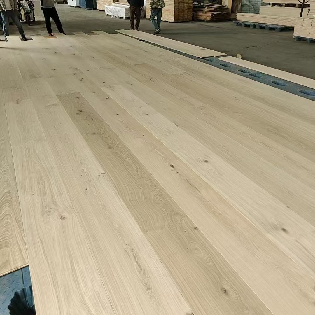 engineered oak plank flooring natural wood surface multilayer hardwood floor interior
