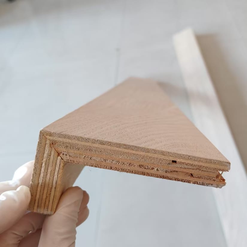 engineered stair nose oak custom size matching wood flooring edge trim