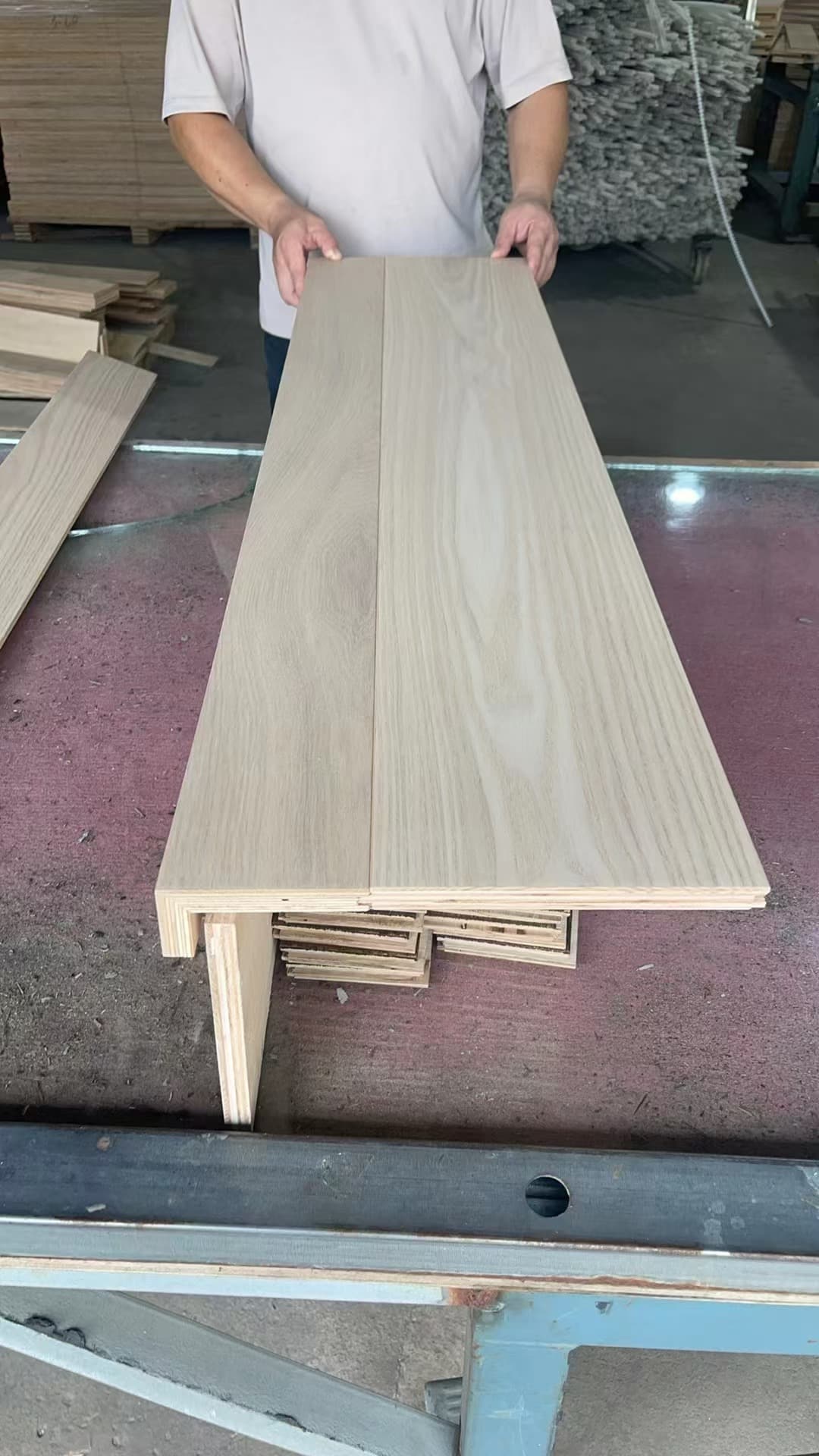 engineered stair treads edge detail wood profile 3 in 1 structure