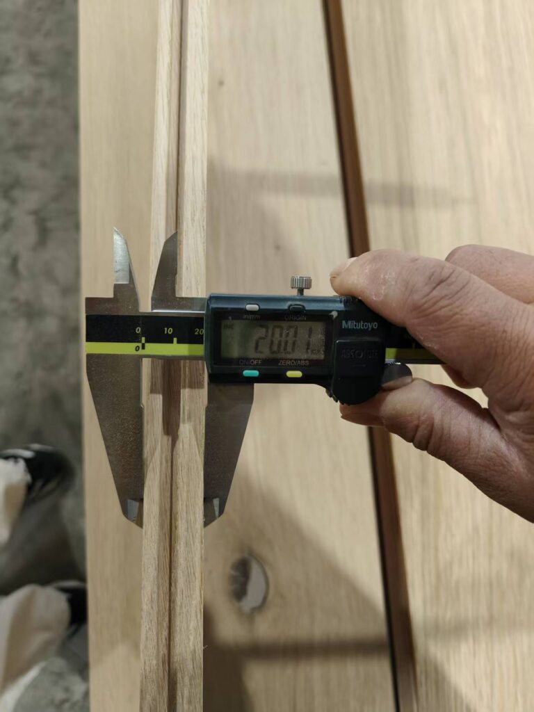 Custom length options for herringbone flooring planks, measured to meet project-specific layout and installation requirements.