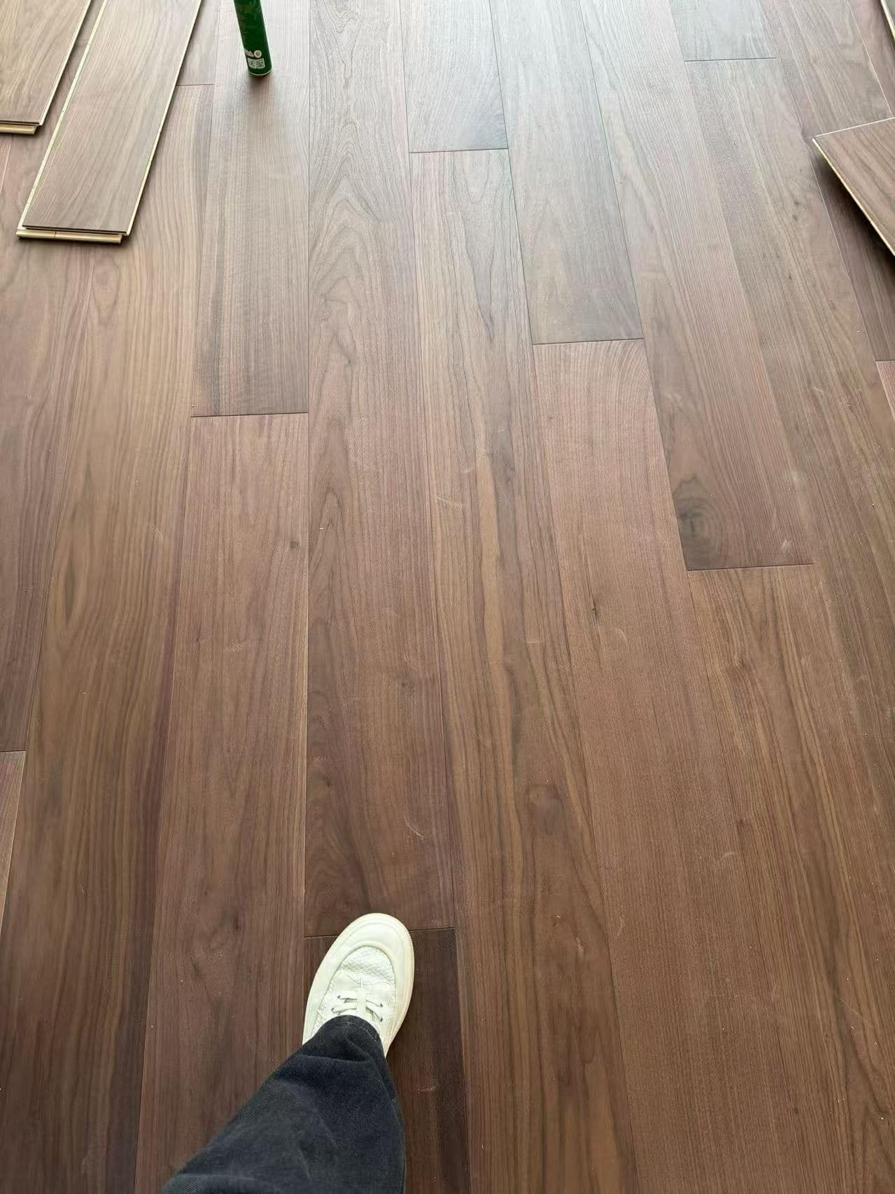 engineered plank flooring black walnut specifications size thickness installation