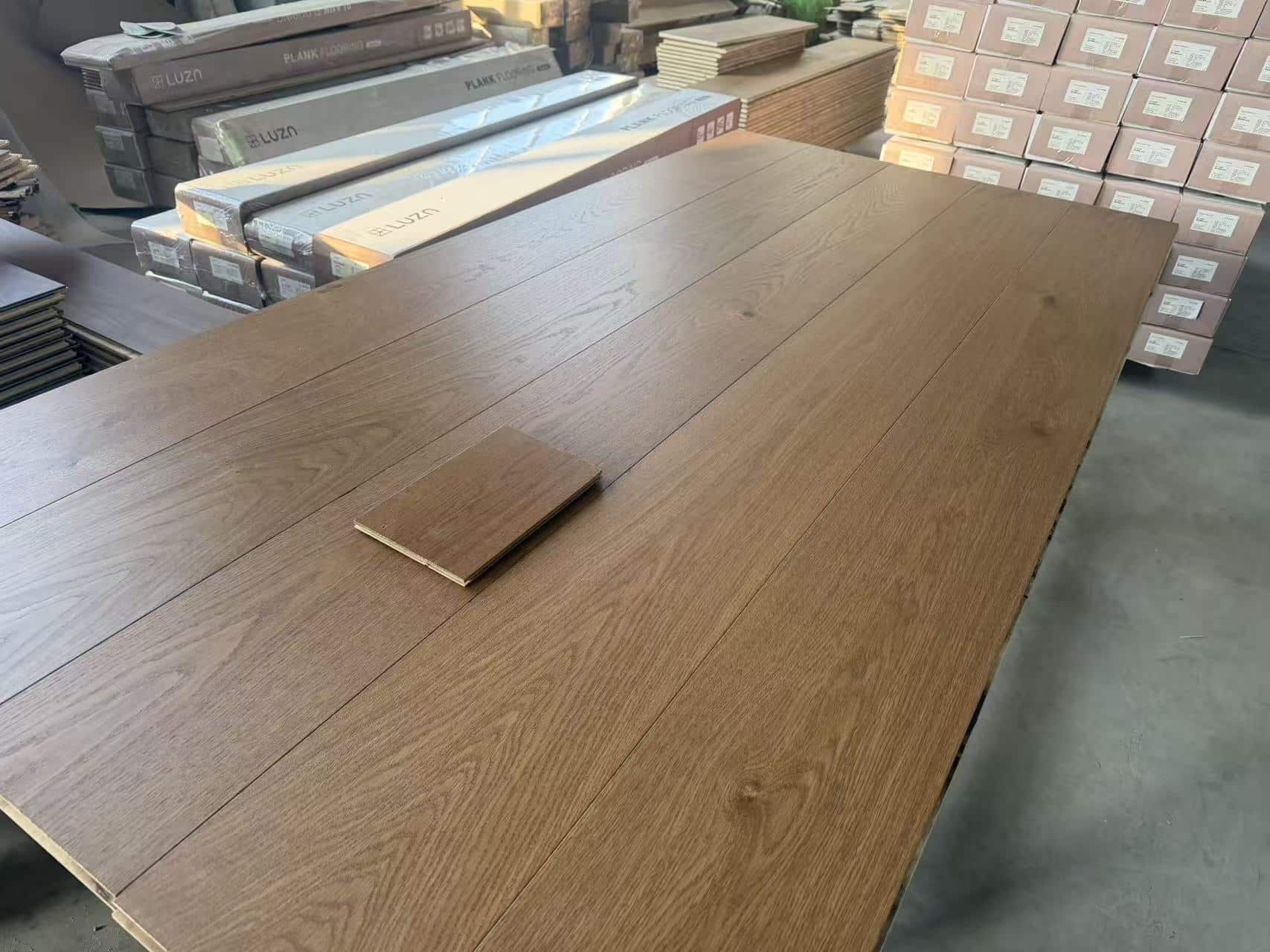 smoked oak engineered plank flooring wood grain texture smooth surface detail