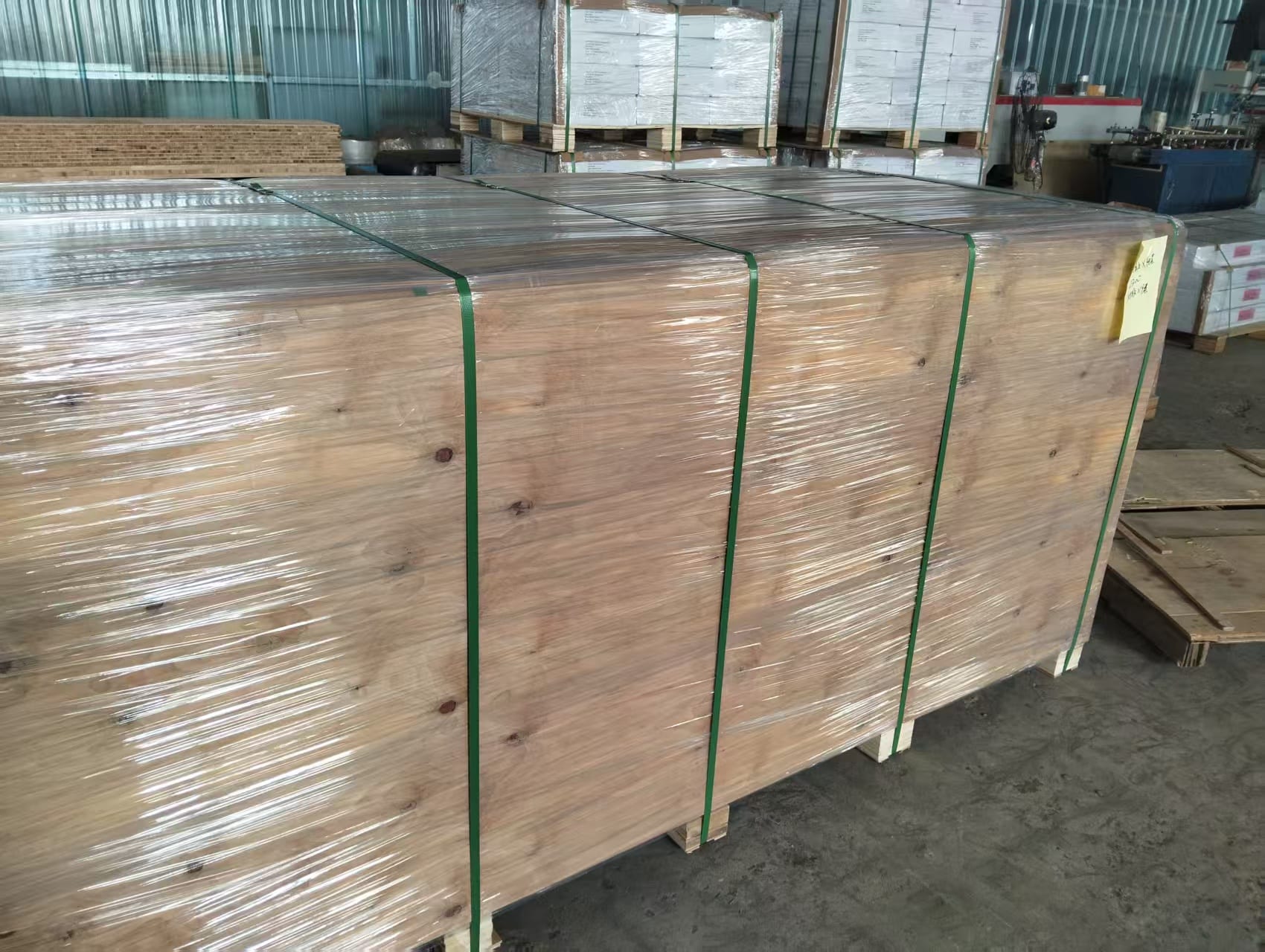 solid slabs wood flooring packaging european oak export packing