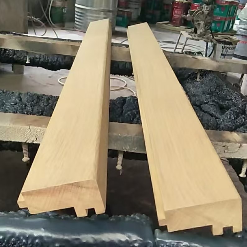 solid stair nose oak staircase matching wood flooring edge trim