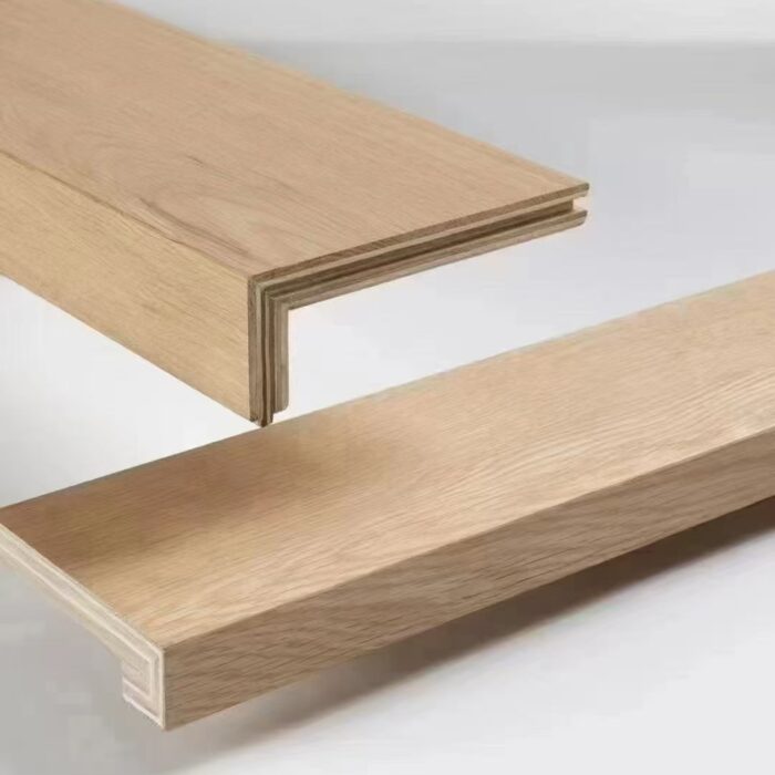 solid and engineered stair treads wood flooring structure comparison