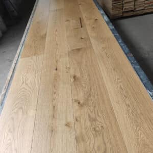 uv lacquered solid slabs wood flooring european oak wide plank