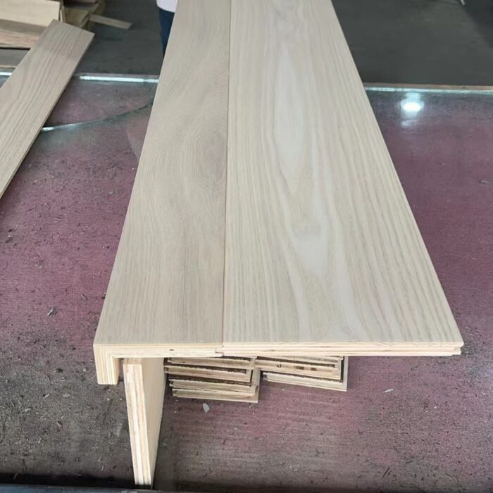solid wood stair treads production factory wood flooring accessories