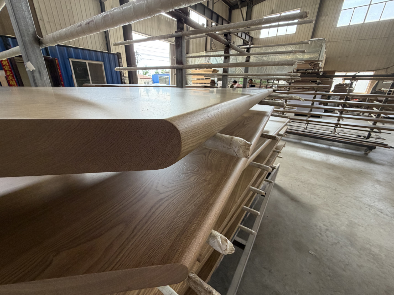 precision crafted solid oak stair treads with smooth finish