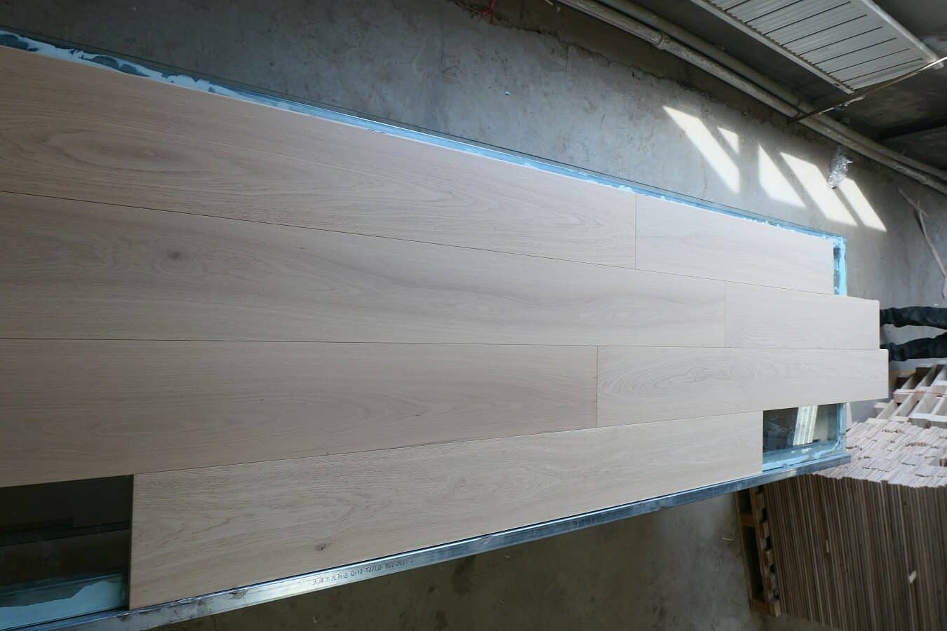 wide plank oak flooring for luxury villa interior design