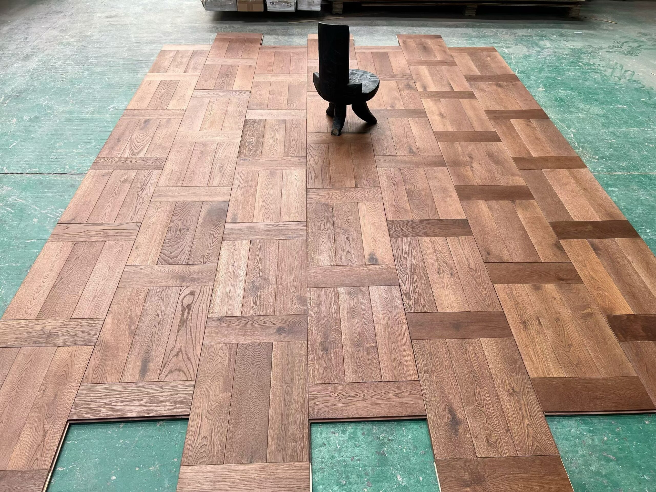 cross herringbone parquet flooring geometric detail