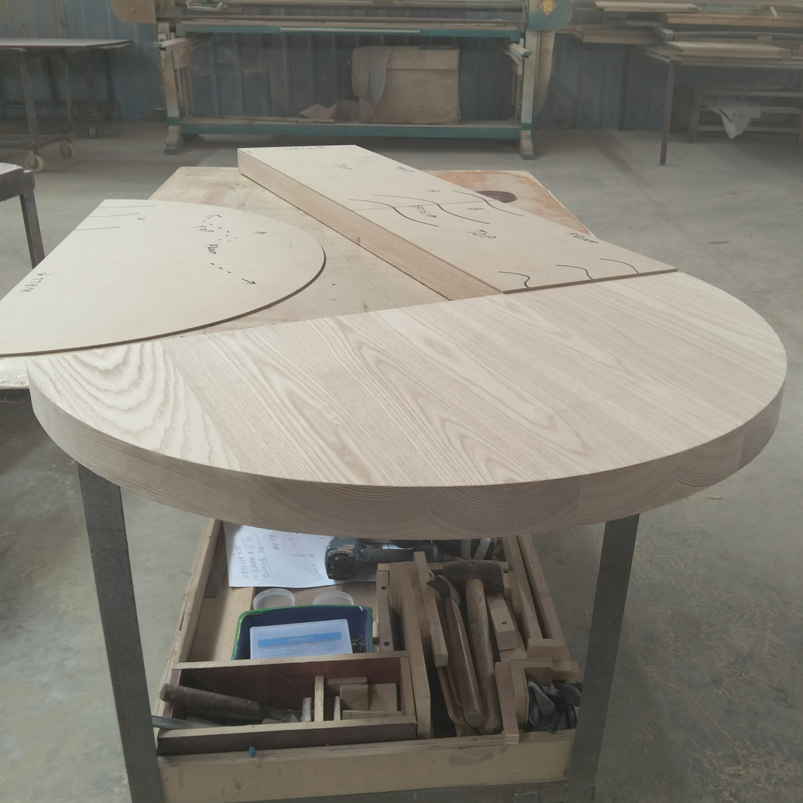 custom solid oak stair treads oversized production