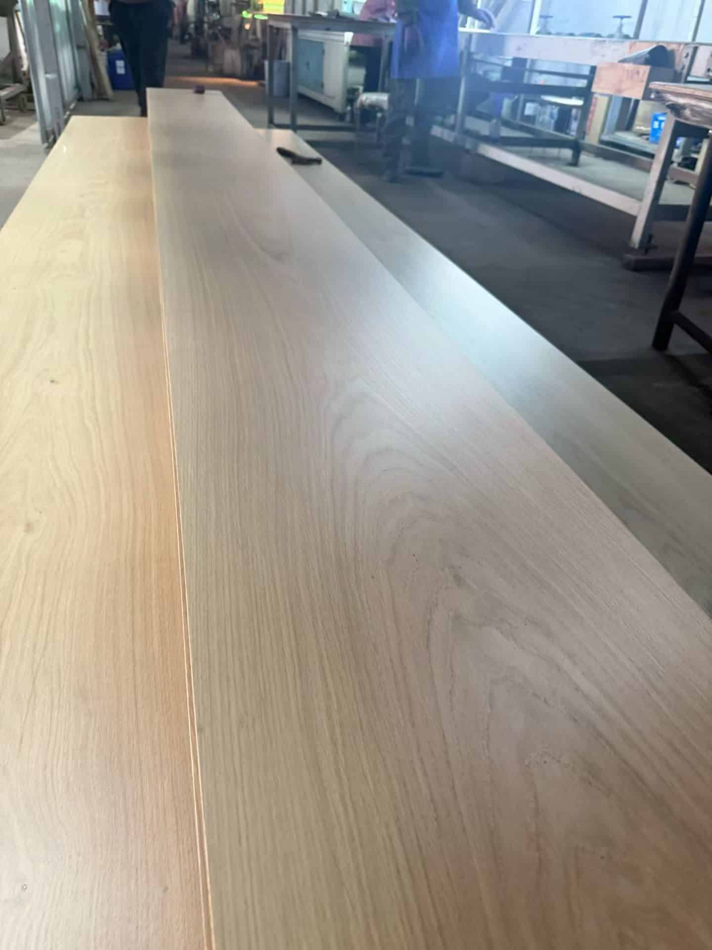 luxury villa interior using large size wide plank engineered wood flooring