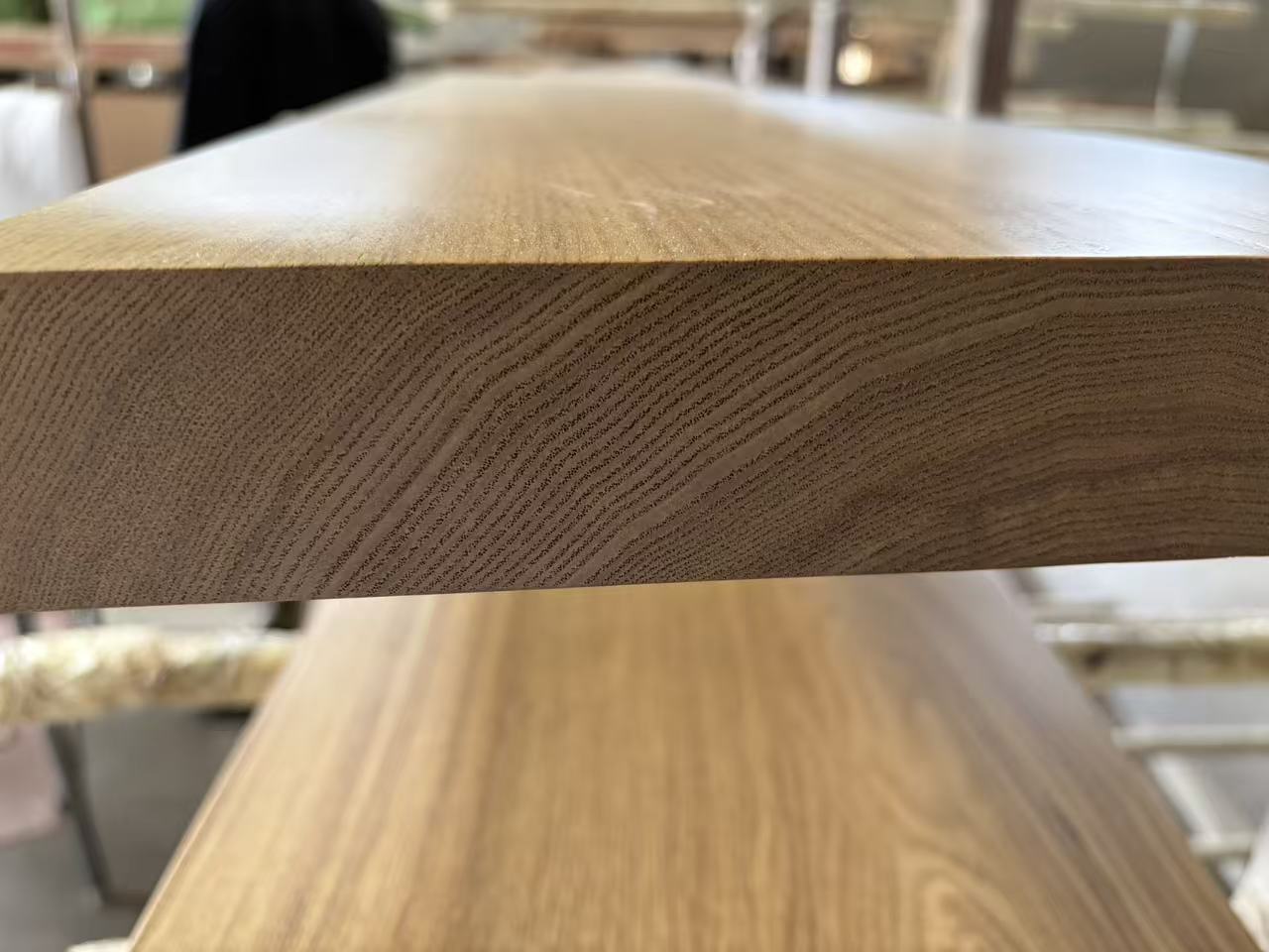 2400mm Solid Oak Stair Treads One Piece Timber