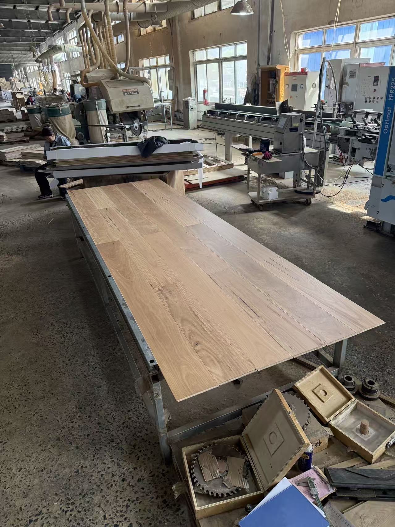 Engineered Black Butt Flooring Production