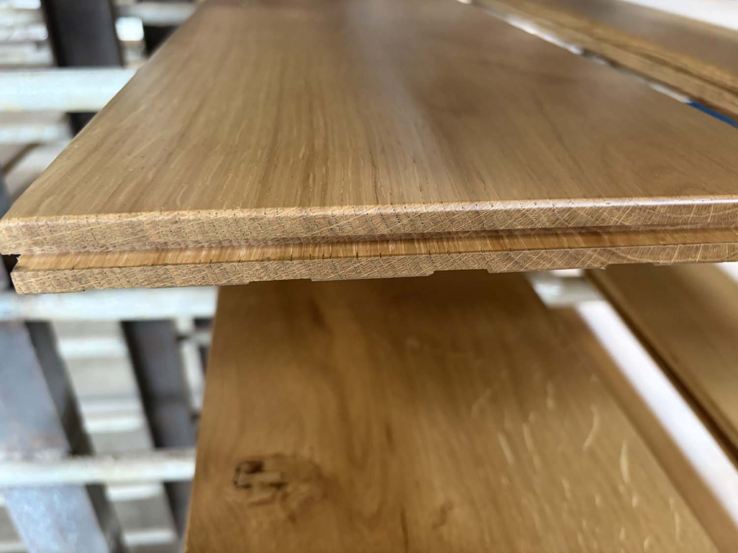Custom solid oak flooring long plank extra large size