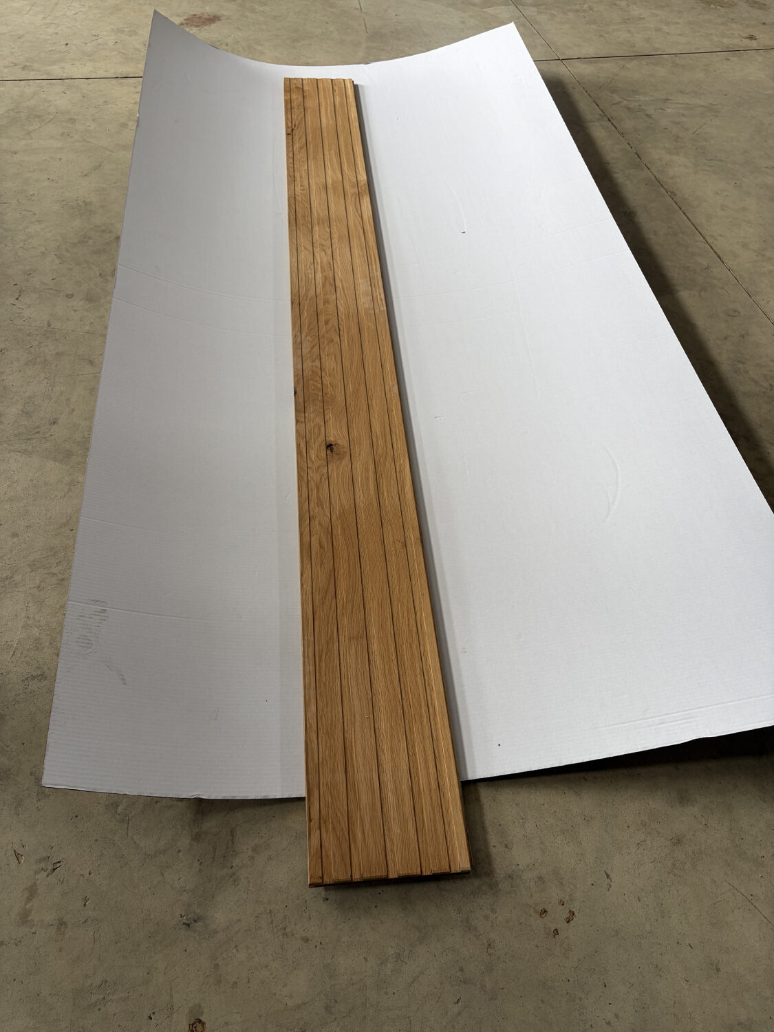 Large size solid oak flooring custom plank for luxury residential projects