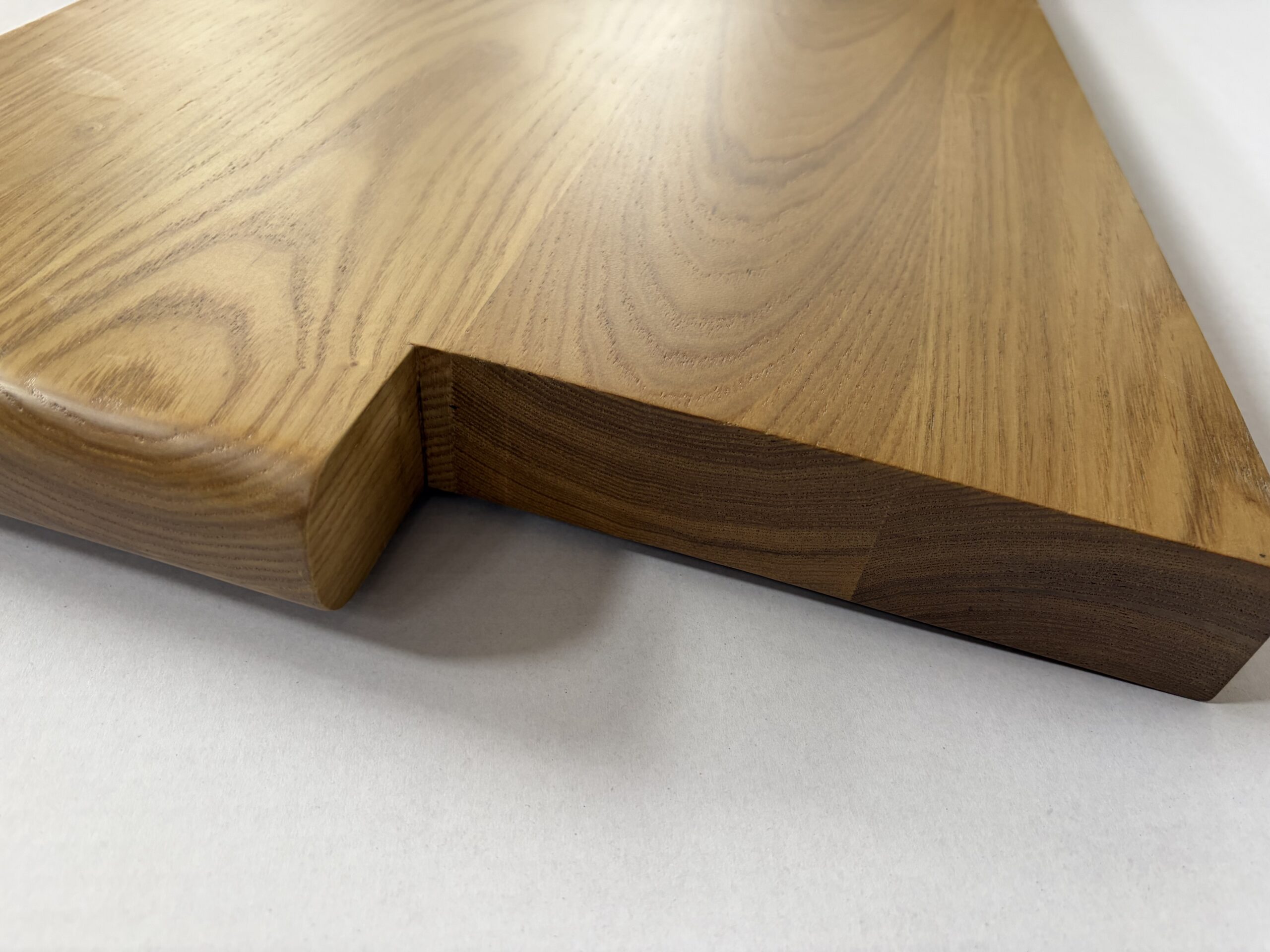 custom solid oak stair treads for irregular staircase layouts