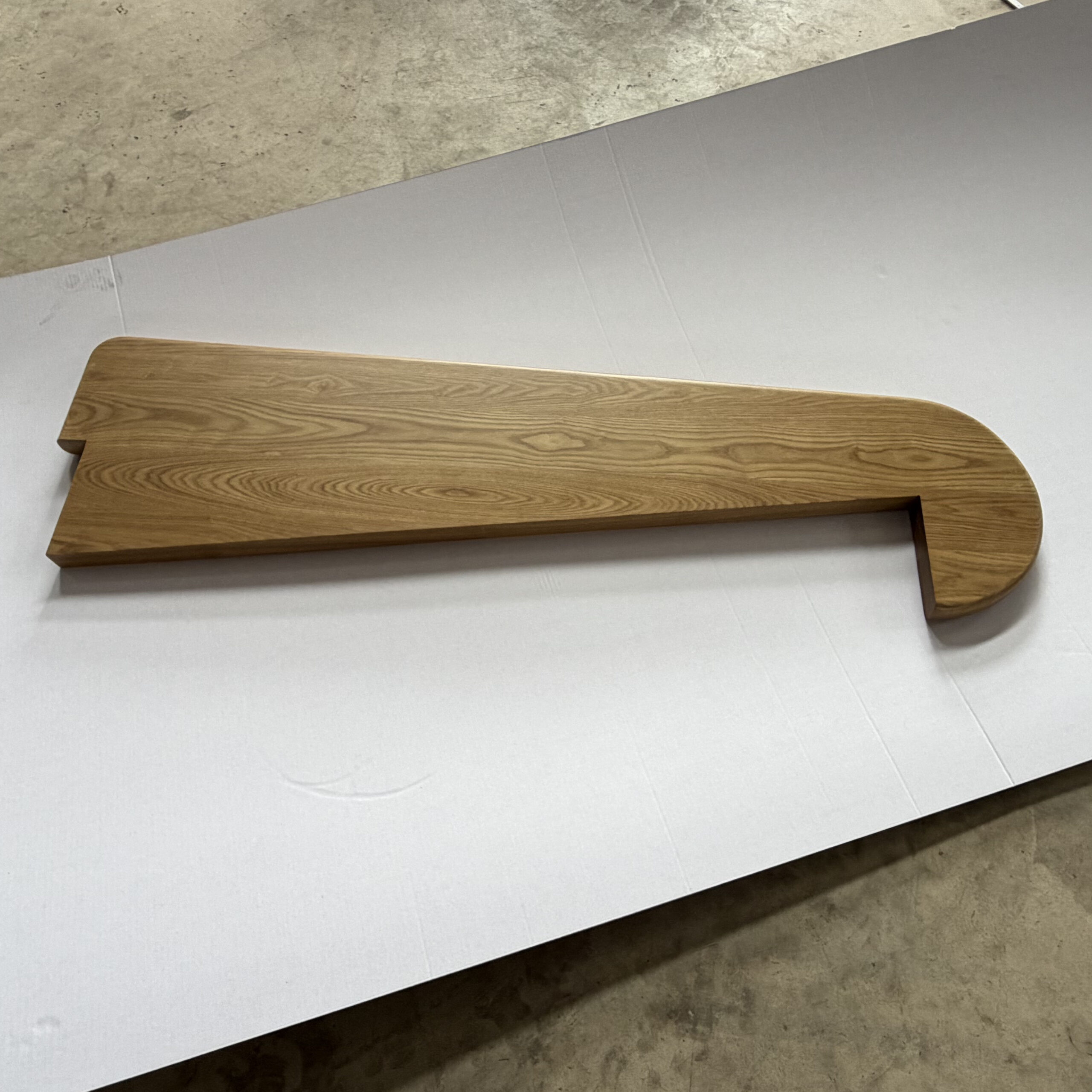 oversized solid oak stair treads for luxury staircase projects