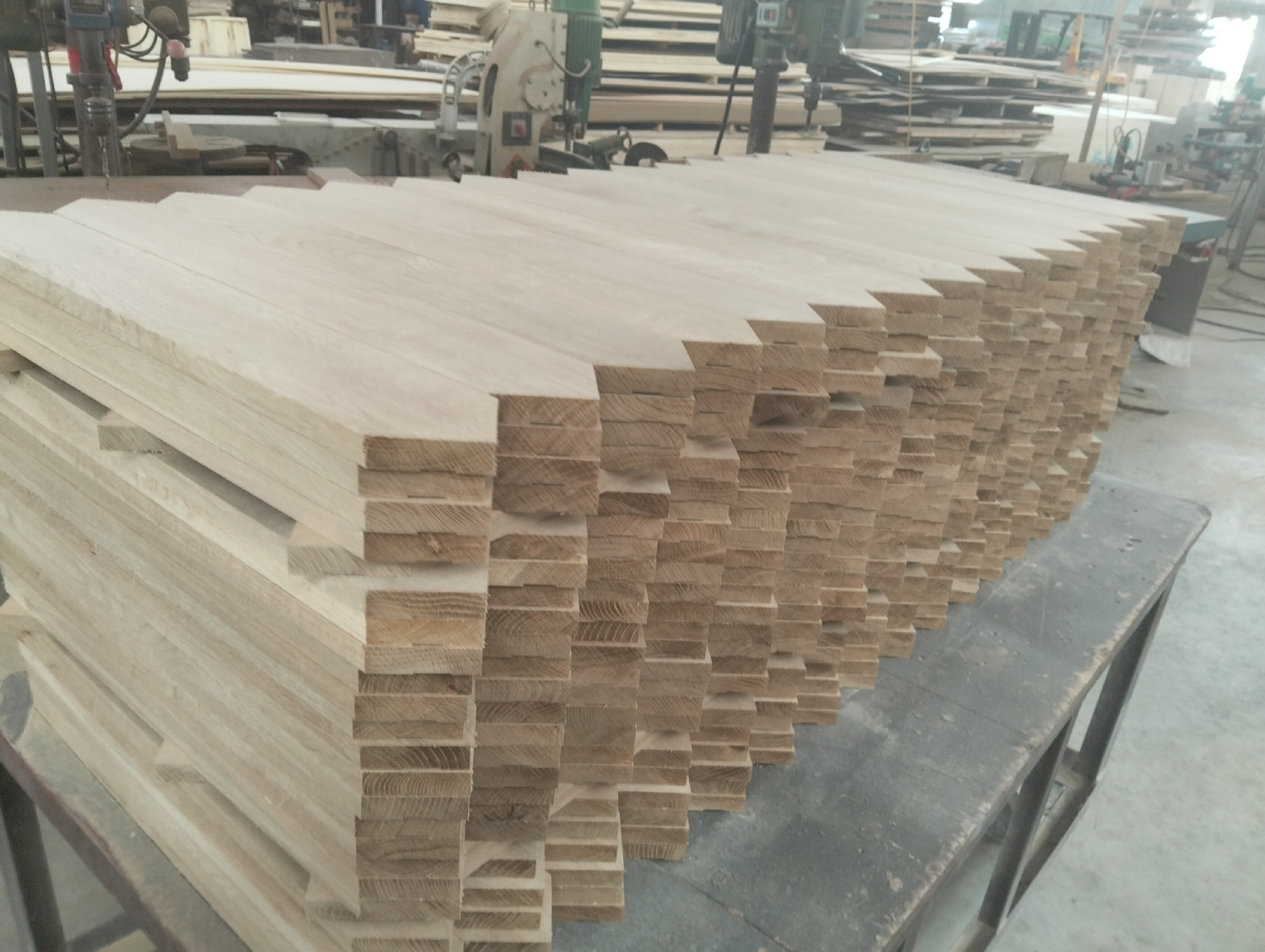 Solid Pattern Frame Flooring Manufacturing Process