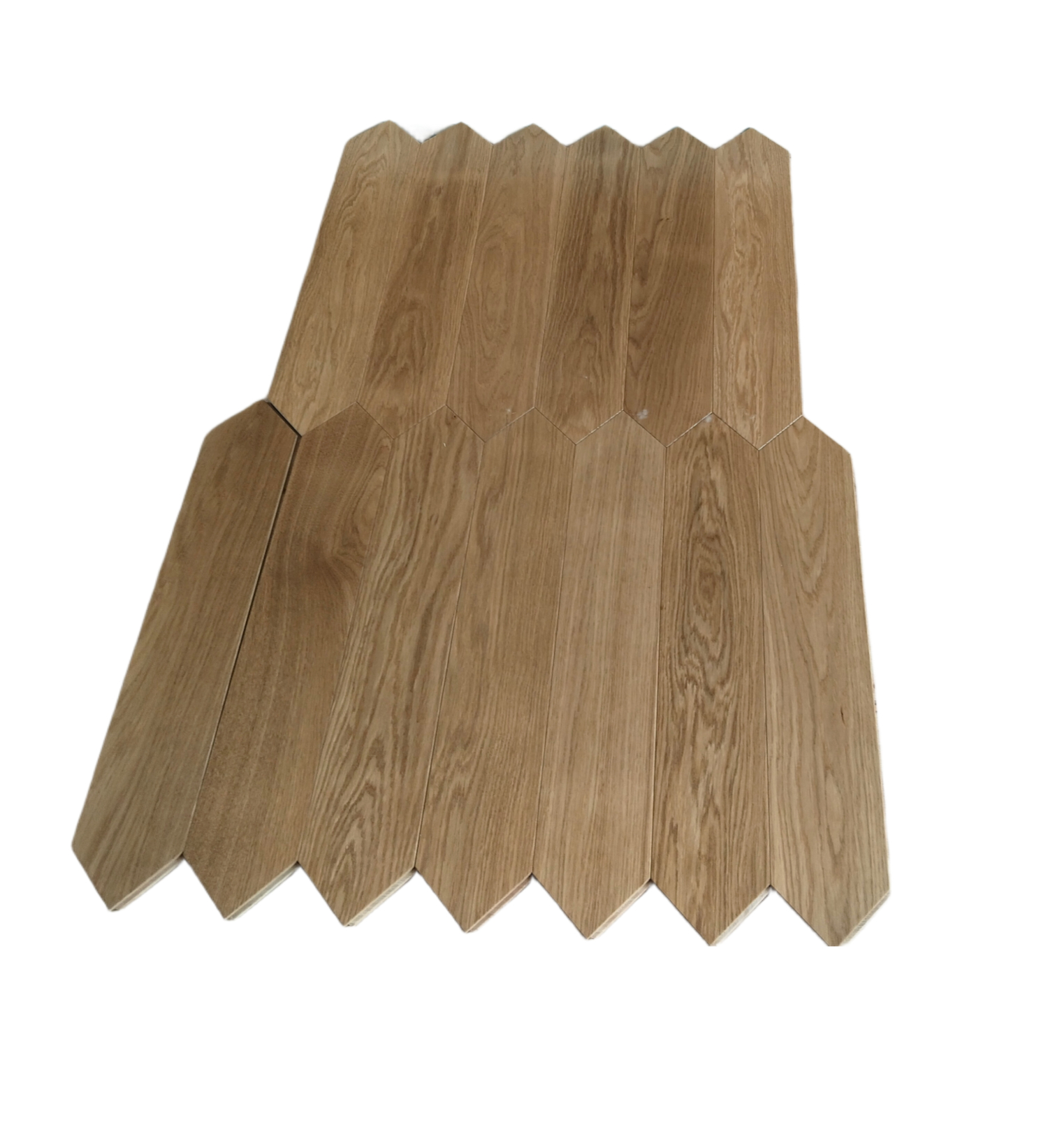 Solid Pattern Frame Oak Flooring Geometric Design