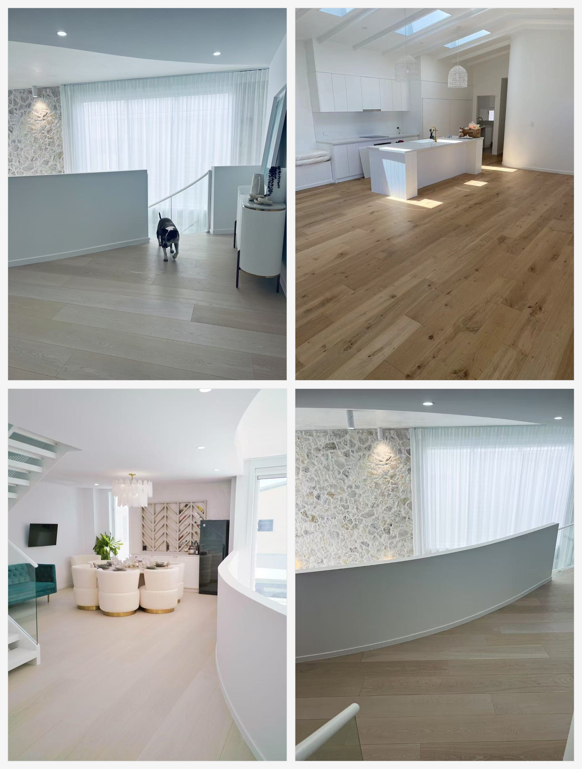 Custom Wood Flooring Project Applications