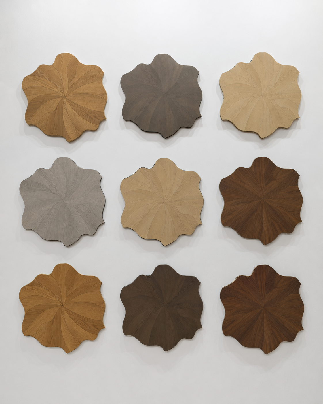 custom parquet flooring pattern display