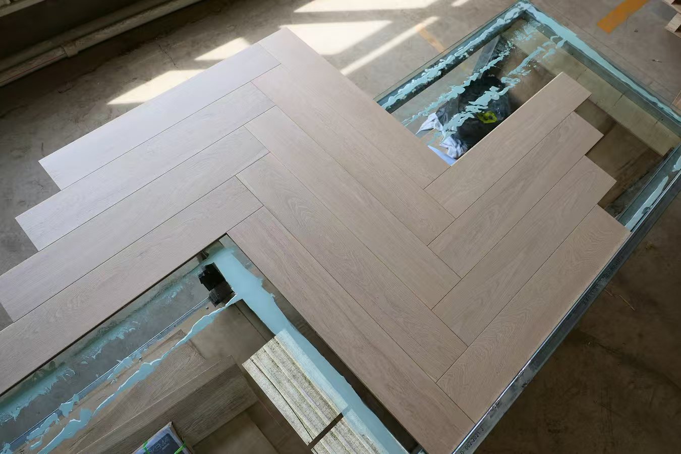 custom timber flooring color matching sample