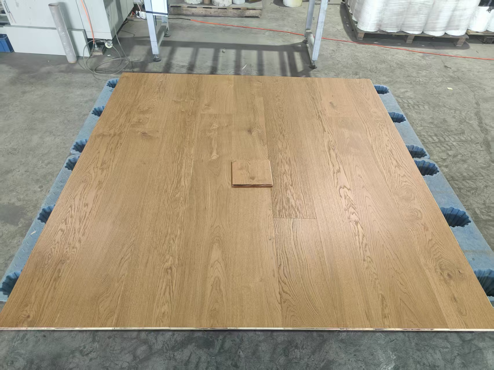 Custom timber flooring color matching and sample development process