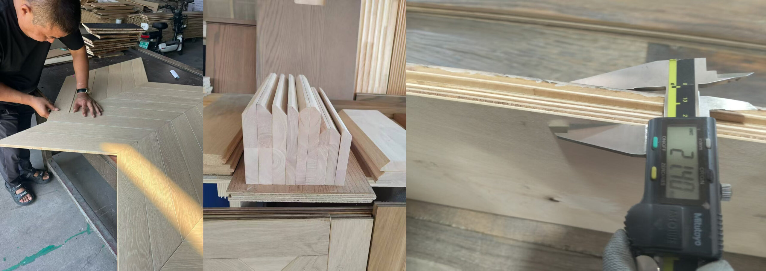 Custom timber flooring dimensions thickness and structure inspection
