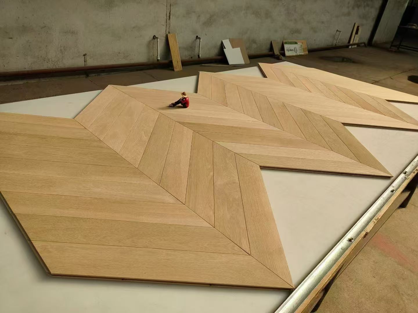custom solid timber flooring style confirmation sample