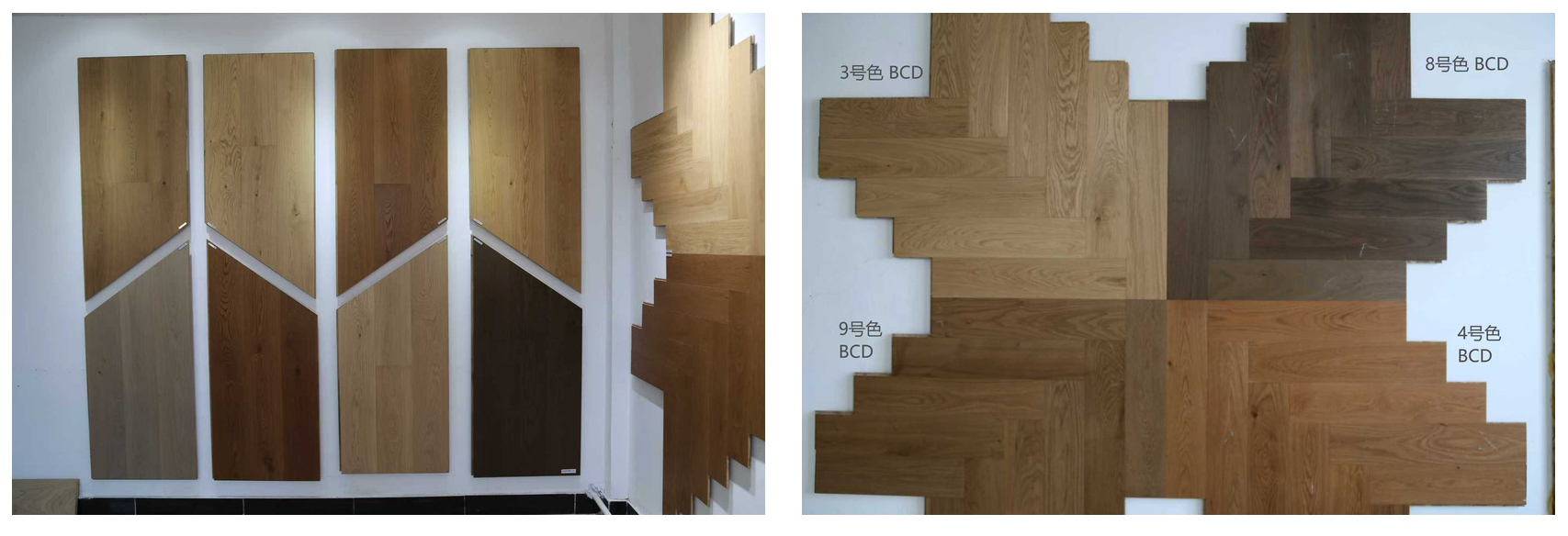custom timber flooring color samples for designers