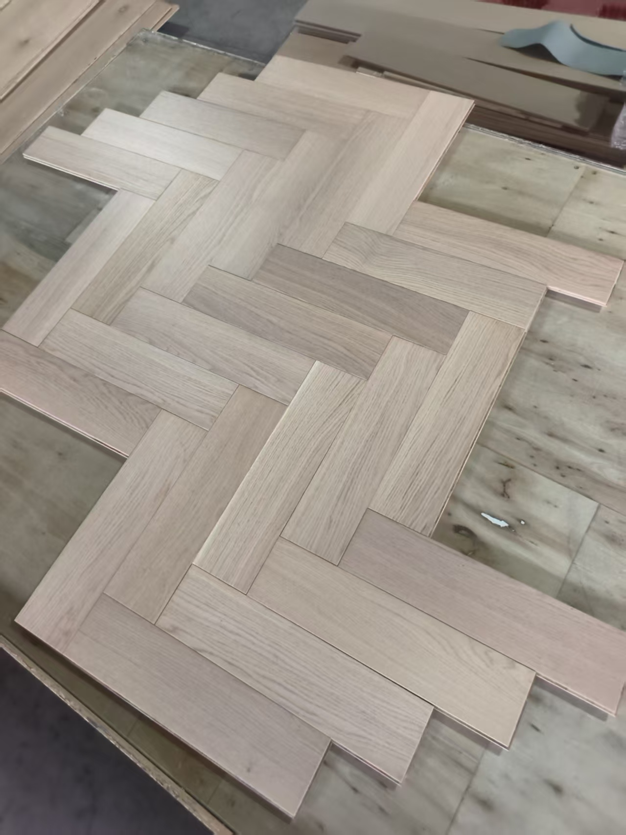 engineered oak herringbone planks product overview