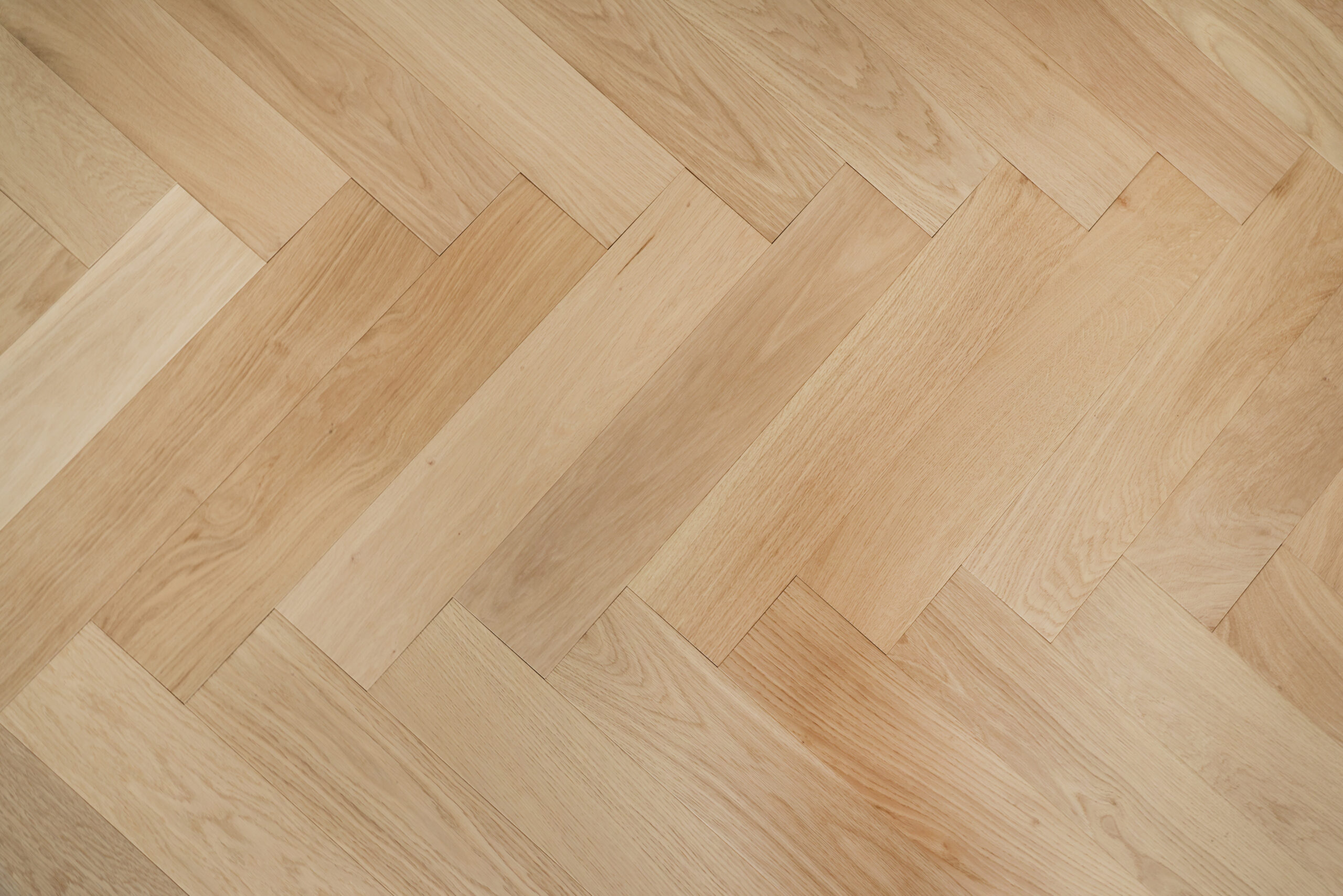 engineered oak herringbone planks uncoated natural oak