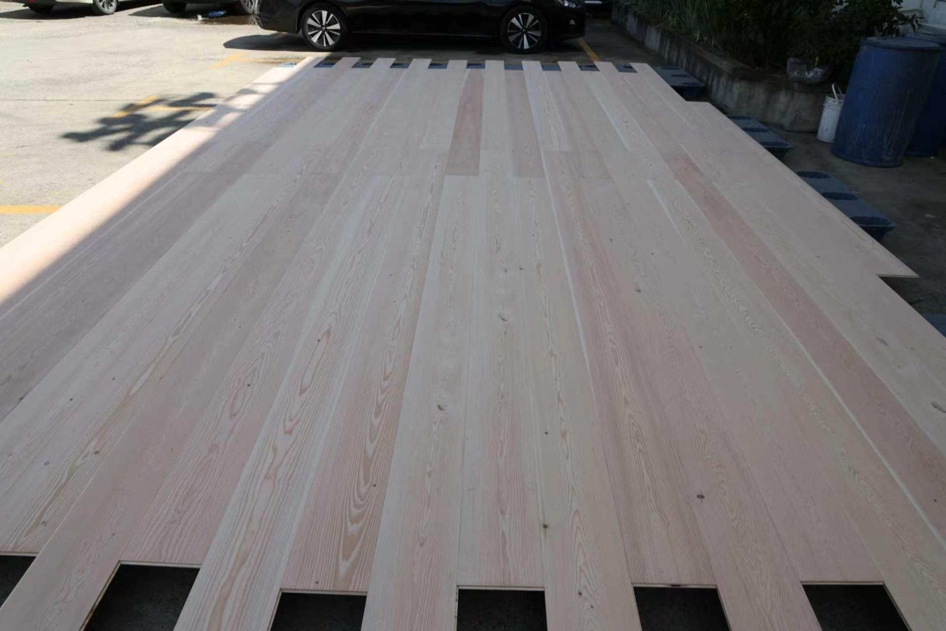 engineered pine super wide planks uncoated surface