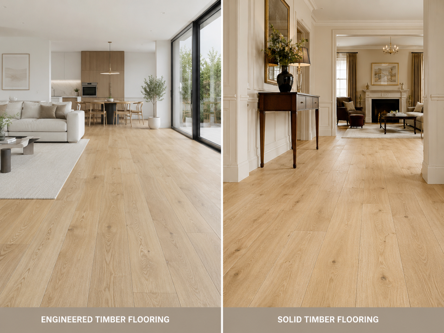 engineered timber flooring vs solid timber flooring comparison